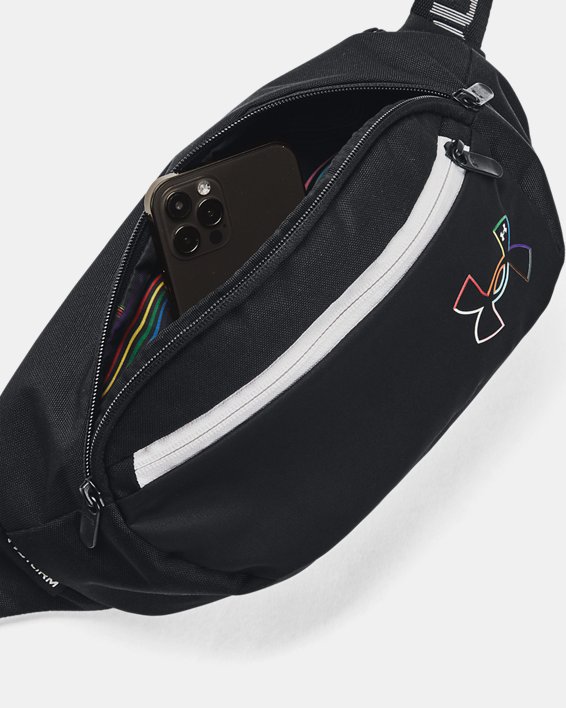UA Pride Flex Waist Bag, Black, pdpMainDesktop image number 3